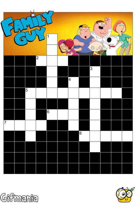 family guy crossword|Family guy